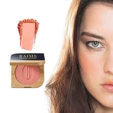 Baims Natural Makeup Satin Mineral Blush - Peach