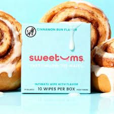 Sweetums Intimate Wipes - Cinnamon Bun