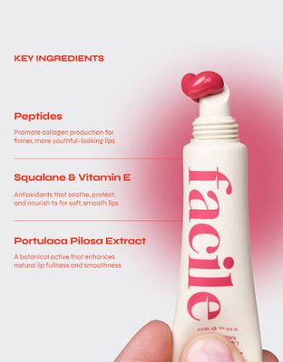 facile Lip Jelly Tint Lip Treatment- Rose