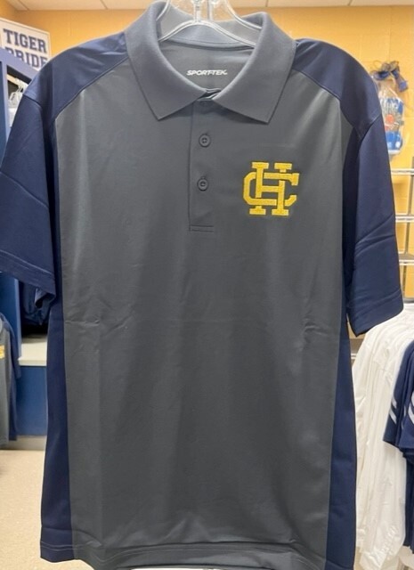 Sport Tek Grey/Navy Polo