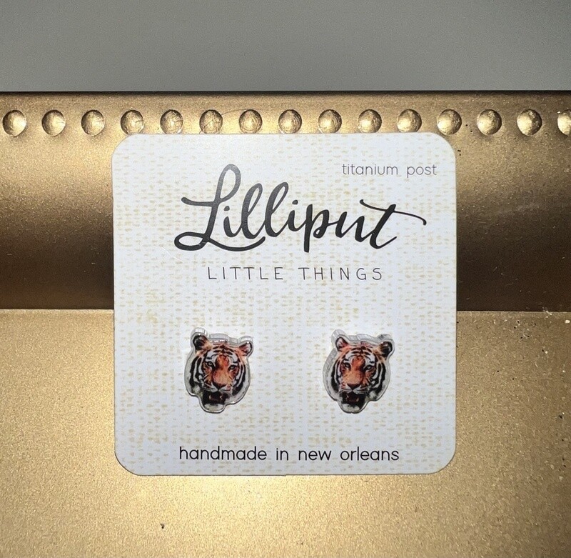 Lilliput Tiger Earrings