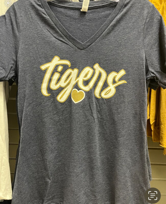 Ladies Tigers Heart T-Shirt