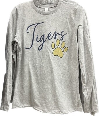 Ladies Long Sleeve Tiger Paw T-Shirt