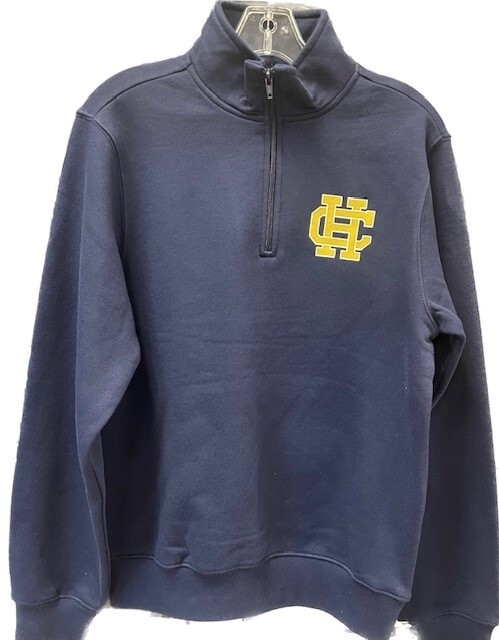 Mens Navy 1/4 Zip