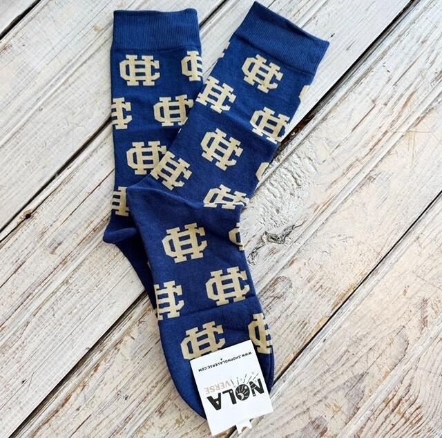 HC Navy Dress Socks - HC X Jeantherapy