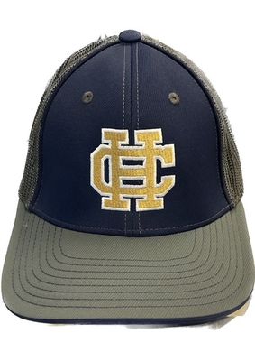 Navy/Grey Fitted Hat