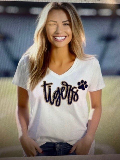 Glitter Script Tigers