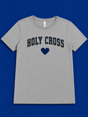 Ladies Heart Grey Crew - HC x Jeantherapy