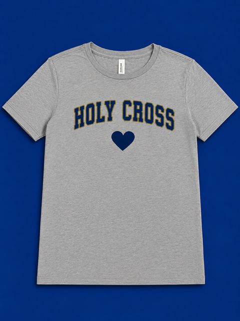 Ladies Heart Grey Crew - HC x Jeantherapy