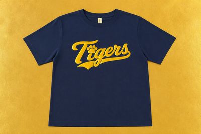Navy Puff Tiger Shirts