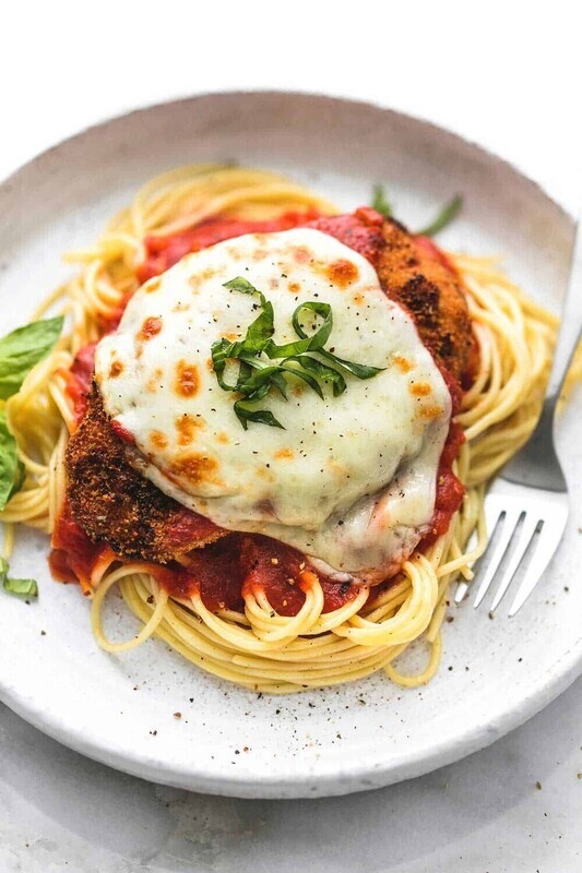 Baked Chicken Parmesan- Pasta