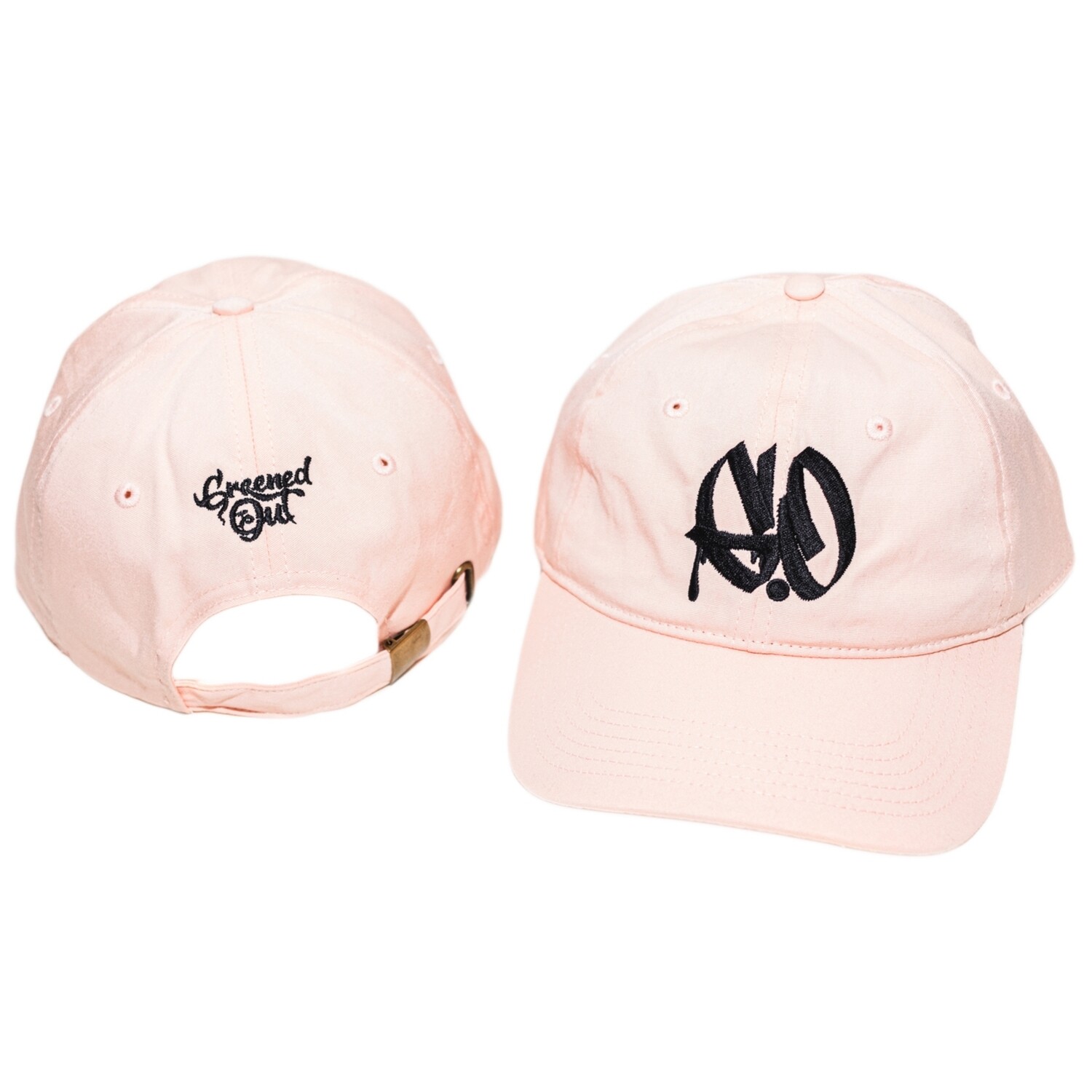 Six Panel Cap - Pale Pink