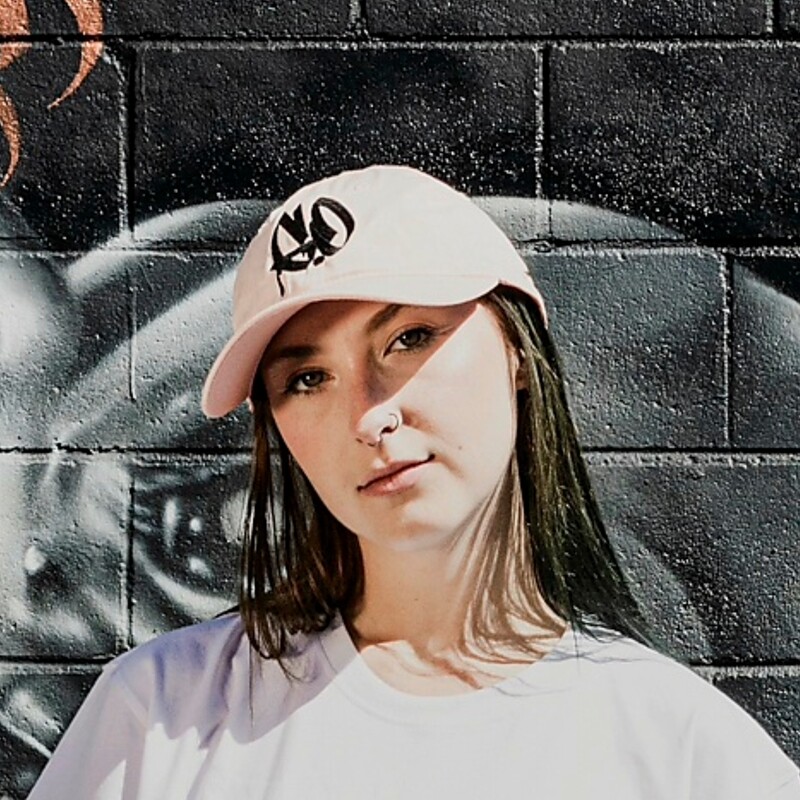 Six Panel Cap - Pale Pink