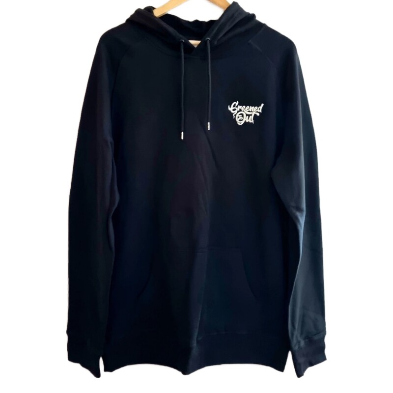 Hoodie (Black Graphic Zipless)