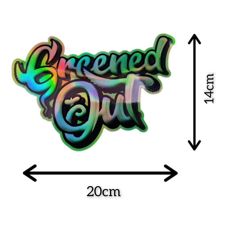 Large Holographic Sticker