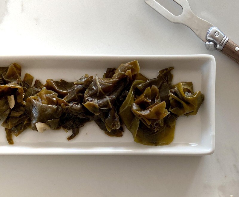Pickled Warrigal greens