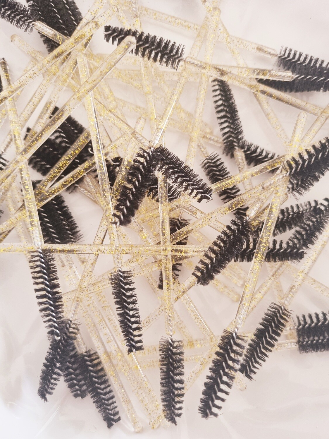 Gold Glitter Disposable Mascara wands