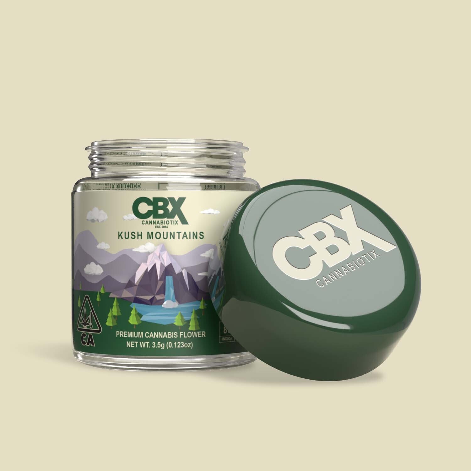 CBX Kush Mountains (HYBRID) - 26.71% THC