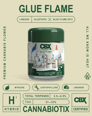CBX Glue Flame (HYBRID) - 31.91% THC