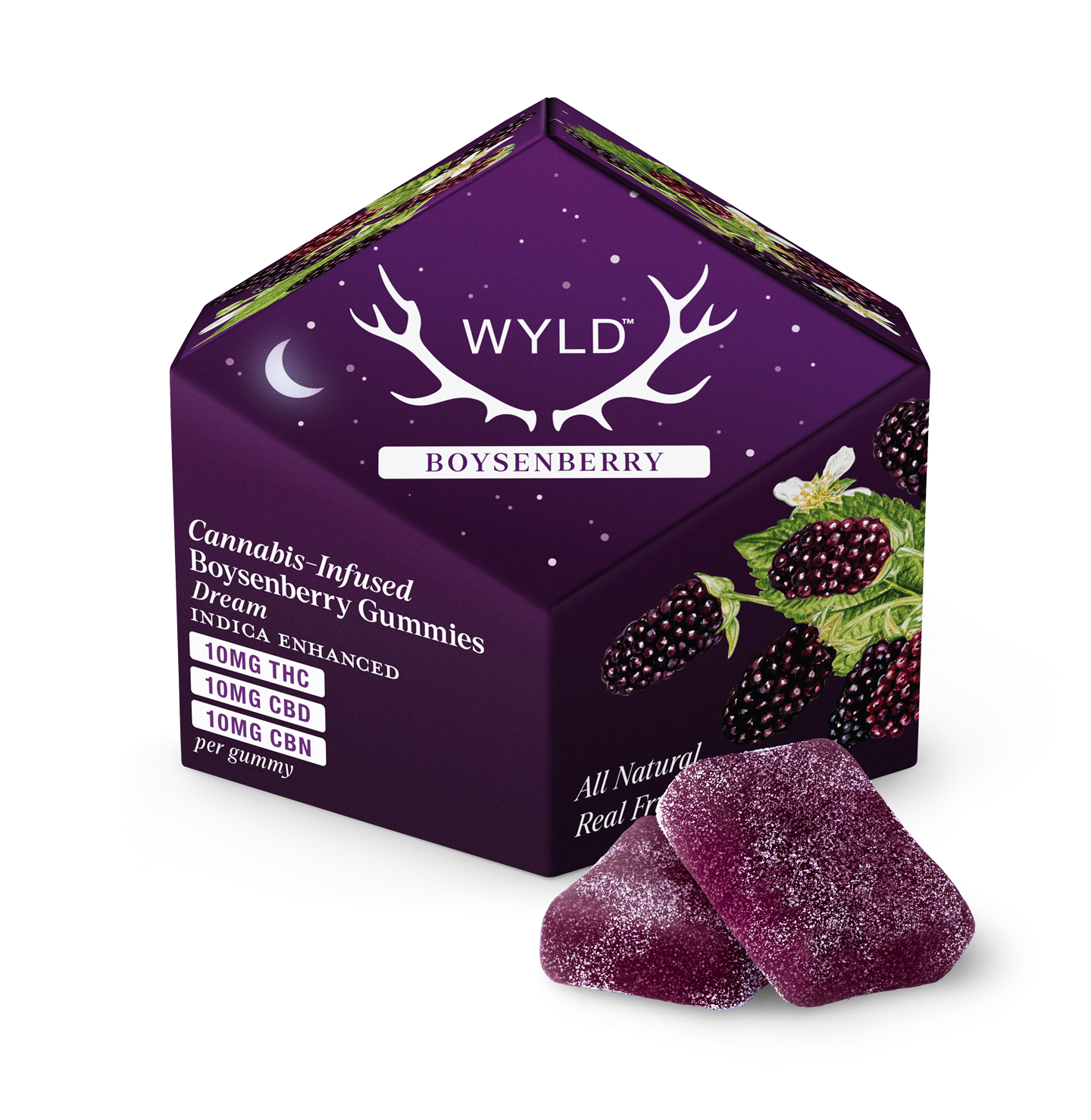 Wyld Dream Gummies 1:1:1 THC:CBD:CBN (10mg THC/10mg CBD/10mg CBN per piece)