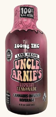 Uncle Arnie's 8oz 100mg Lemonade Live Resin THC Drink Uncle Arnie's 8oz 100mg Lemonade Live Resin THC Drink