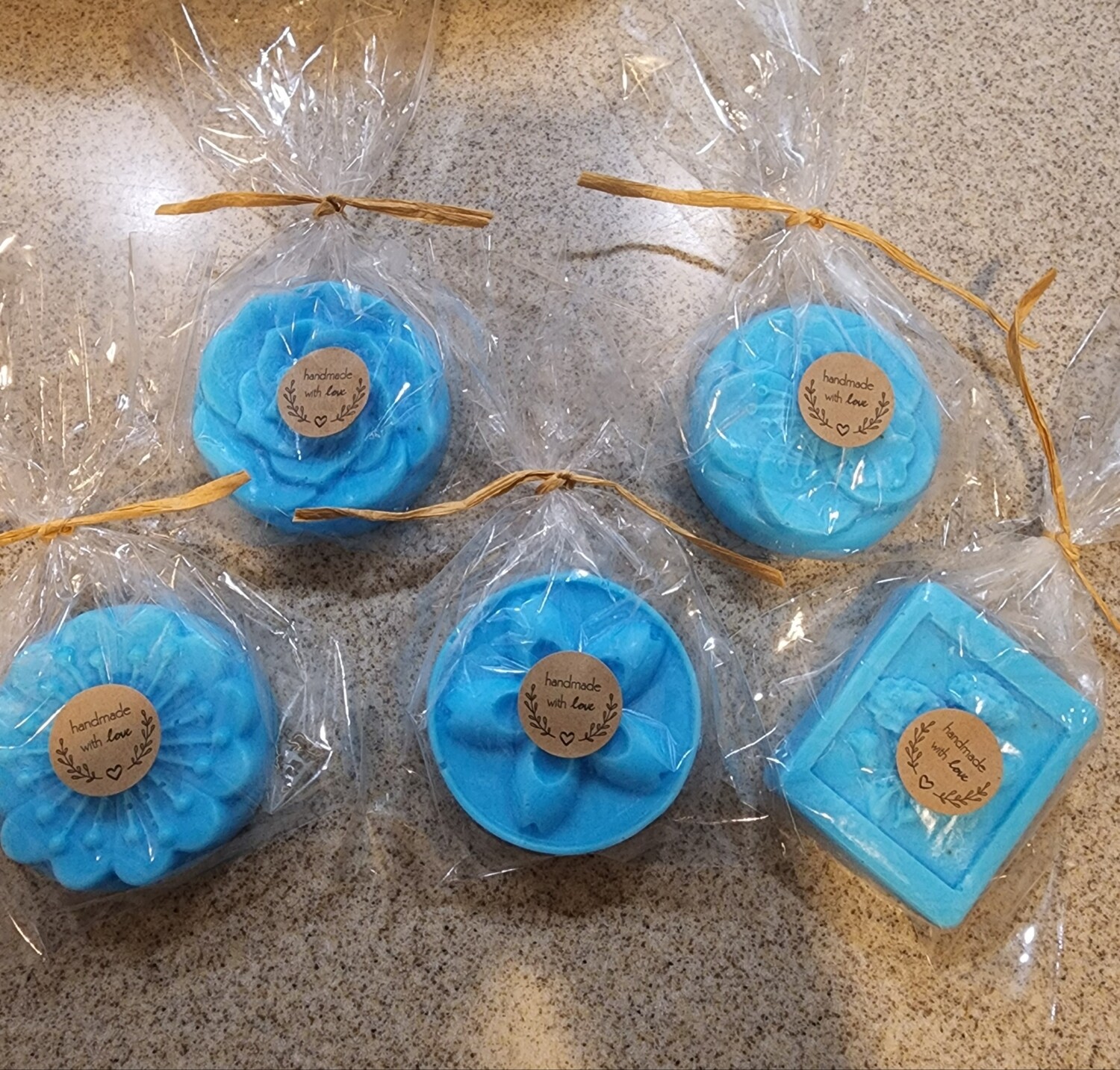 Homemade All natural Blueberry Soap