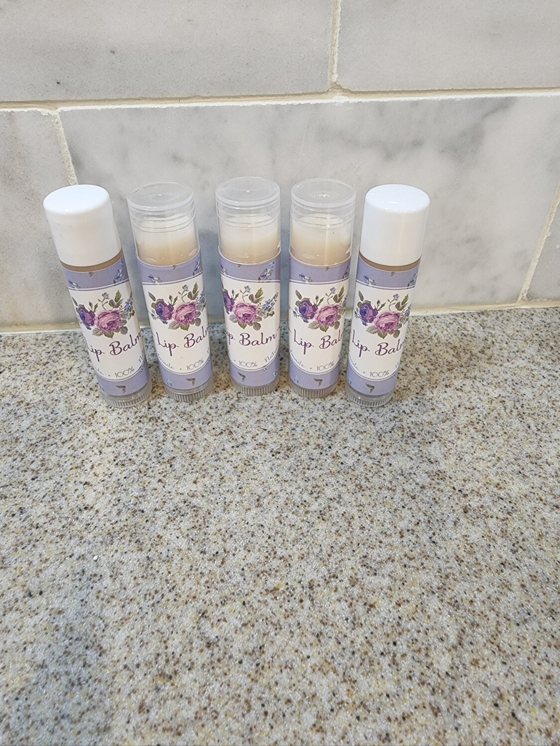 Natural Chocolate Lip Balm Tube