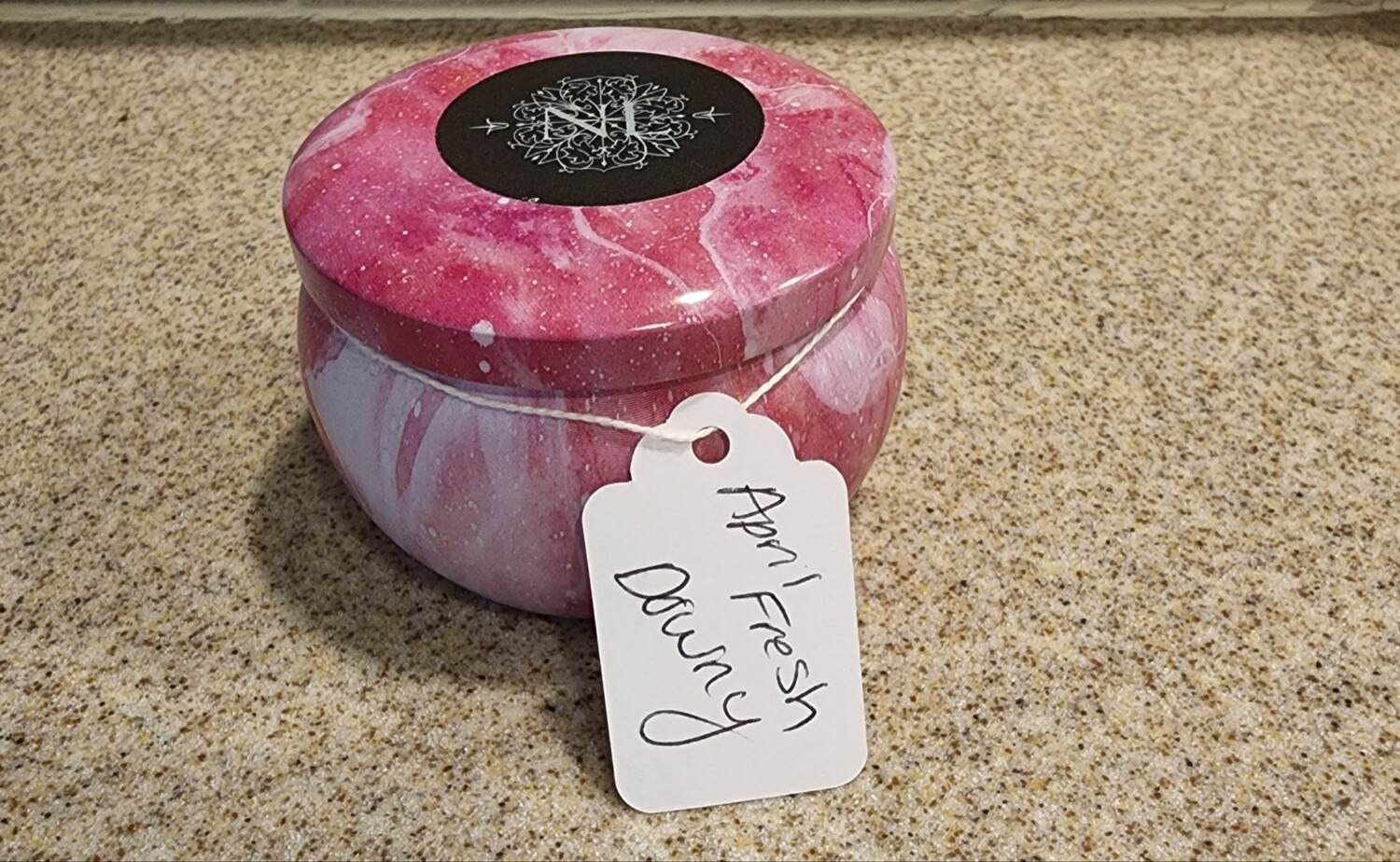 Homemade Soy Candle April Fresh Downy Tin