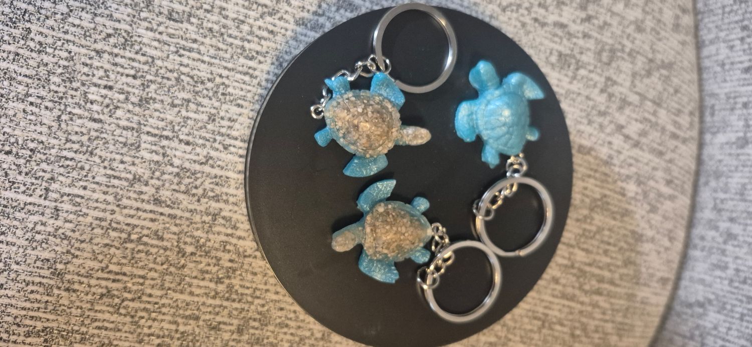 Sea turtle keychains