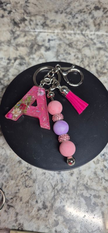 Keychain initial MADE to order