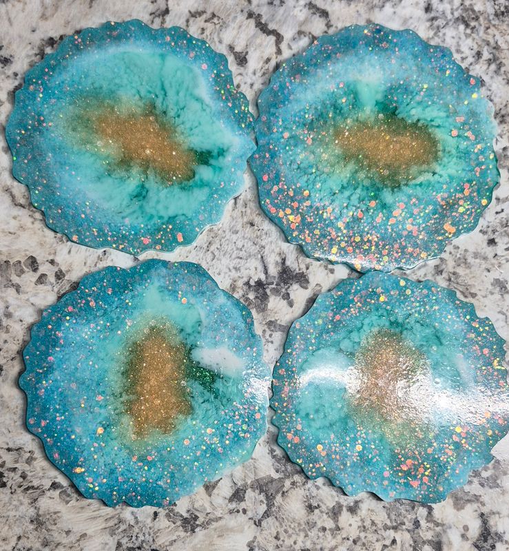 Geode Coasters