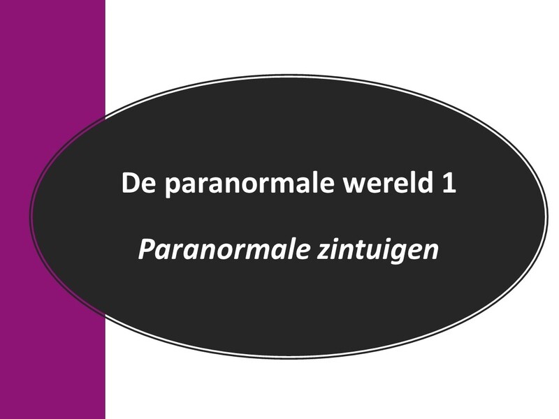 Les - Paranormale zintuigen (download de 11 VIDEO&#39;S)