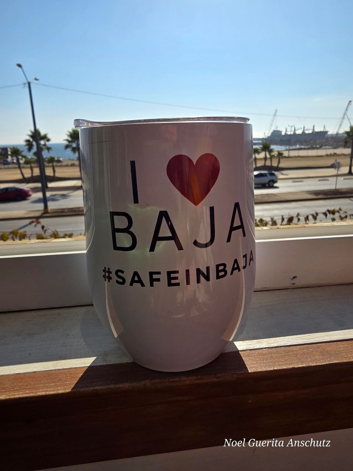I ❤️ Baja Wine Tumbler