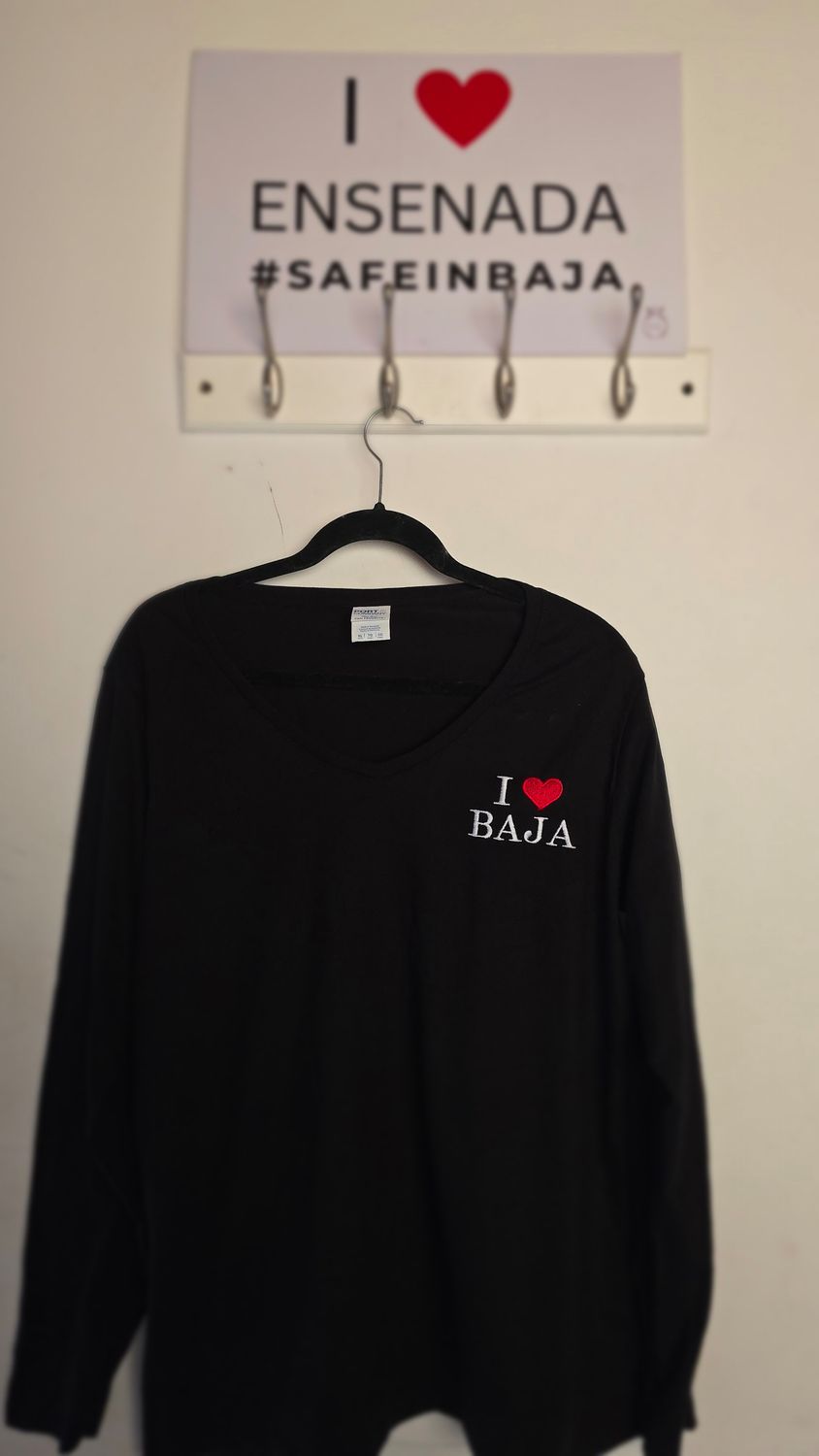 I ❤️ BAJA  long sleeve tshirt