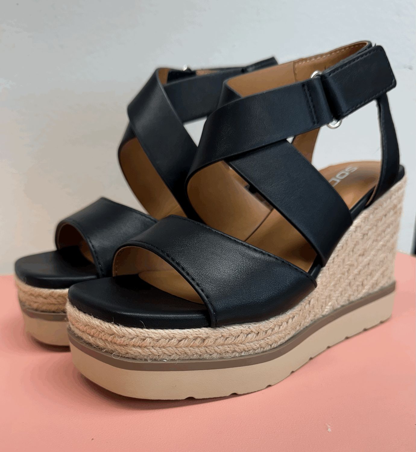 SANDALIAS NEGRAS CHURRO