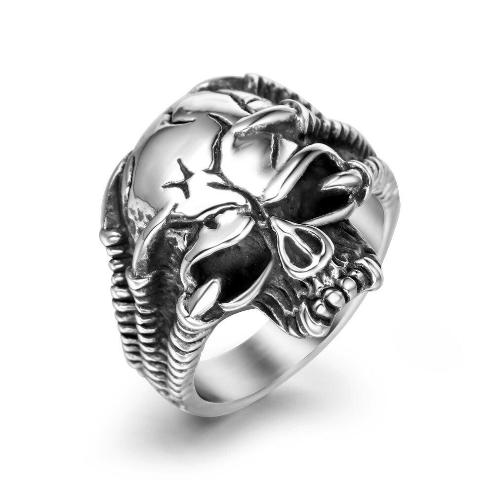 Bague tête de mort