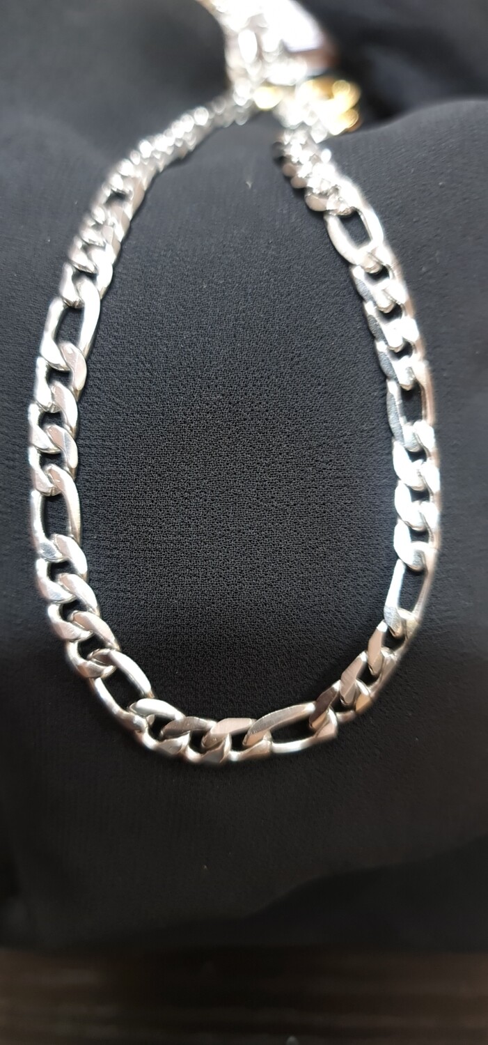 Chaine maille Figaro Acier inoxydable 316L