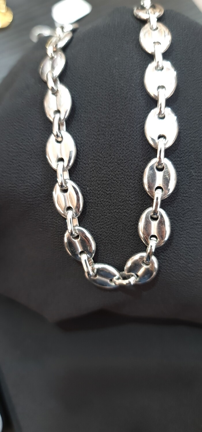 Chaine maille grain de café