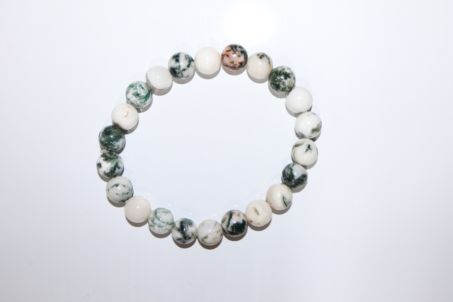 Bracelet pierre naturelle Agate Arbre