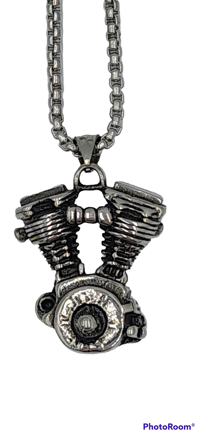 Pendentif Moteur Acier inoxydable 316 L