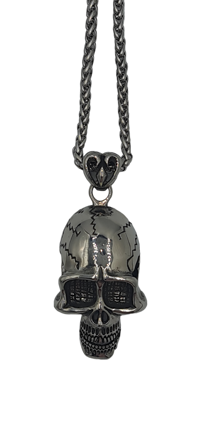 Pendentif Skull acier inoxydable 316L