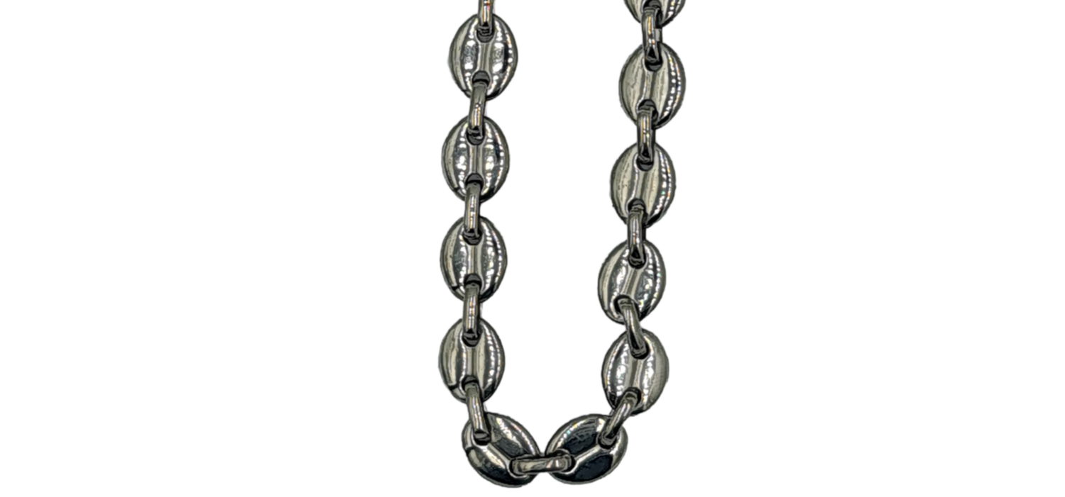 Chaine maille grain de café