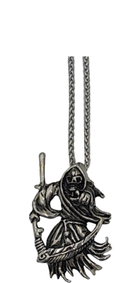 Pendentif La Faucheuse acier inoxydable 316L