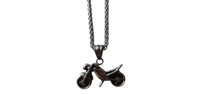 Pendentif moto acier inoxydable 316L