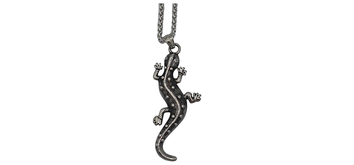 Pendentif Gecko Acier inoxydable 316L