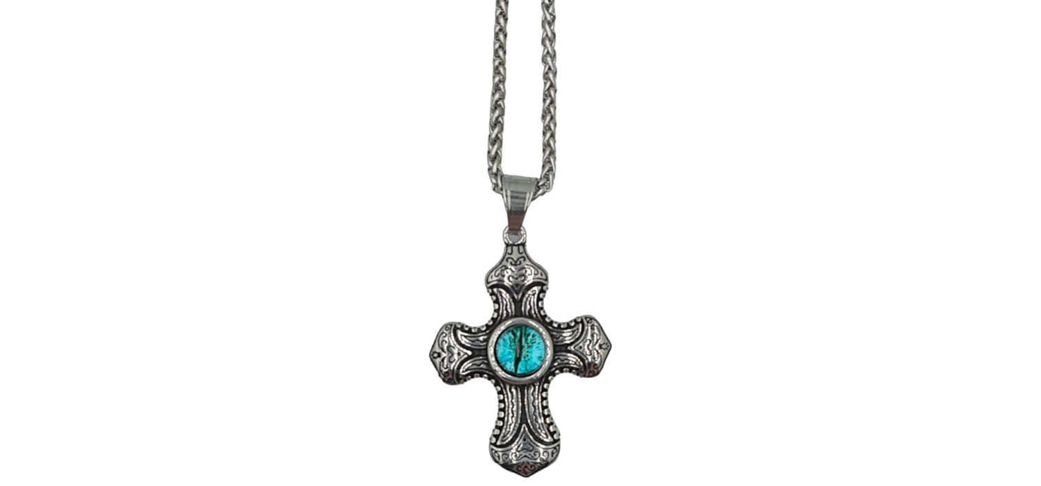 Croix avec œil Acier inoxydable 316L