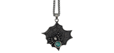 Pendentif gothique araignée  acier inoxydable 316L