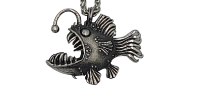 Pendentif piranha acier inoxydable 316L