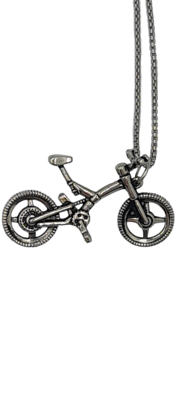 Pendentif vélo acier inoxydable 316L