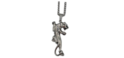 Pendentif léopard acier inoxydable 316L